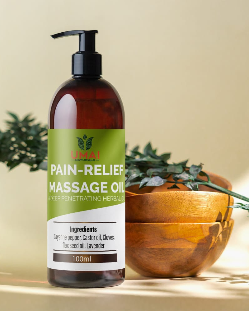 Herbal massage oil