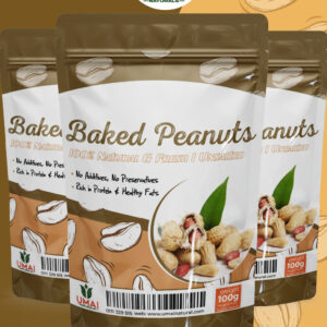 Baked peanuts