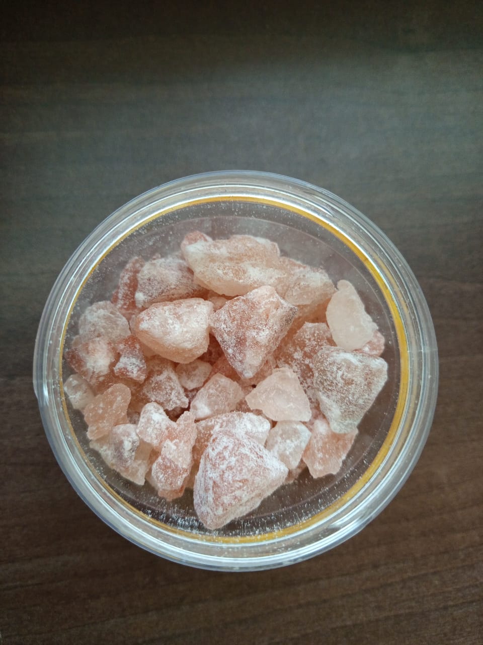 Pink and White Rock Salt