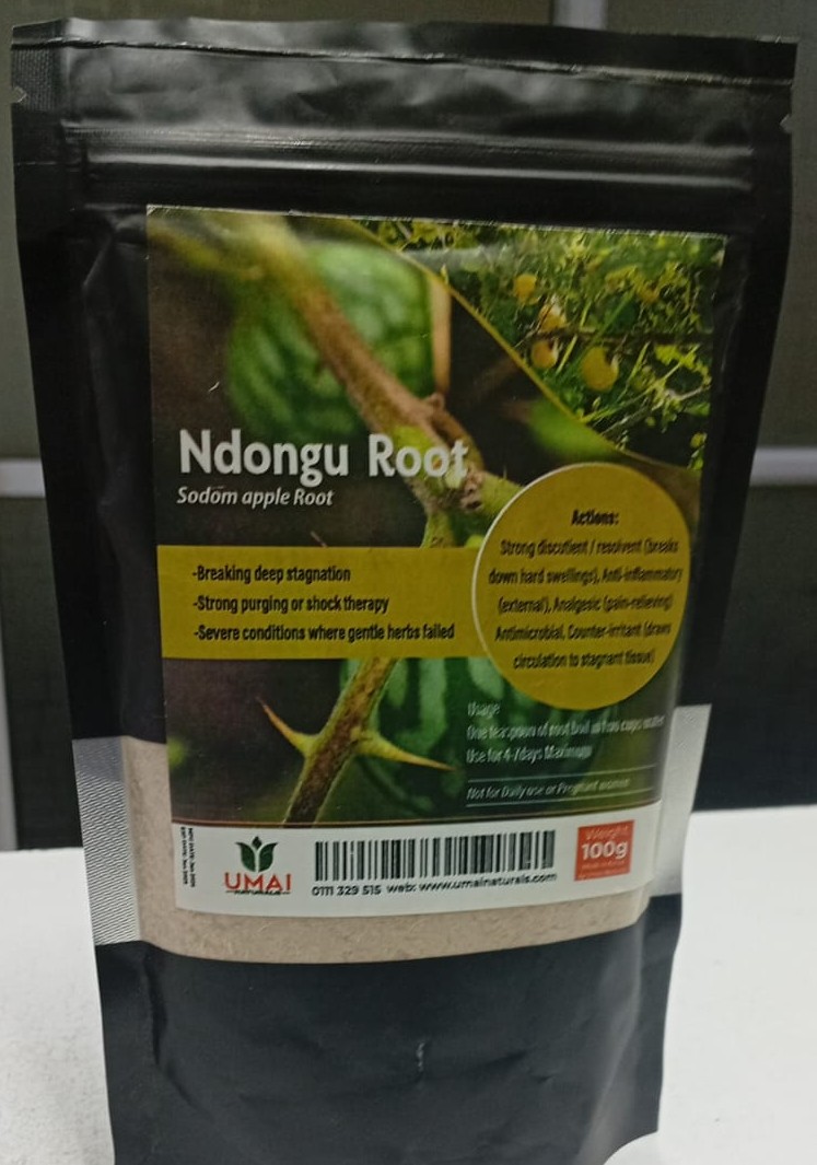 Ndongu root (Sodom apple)